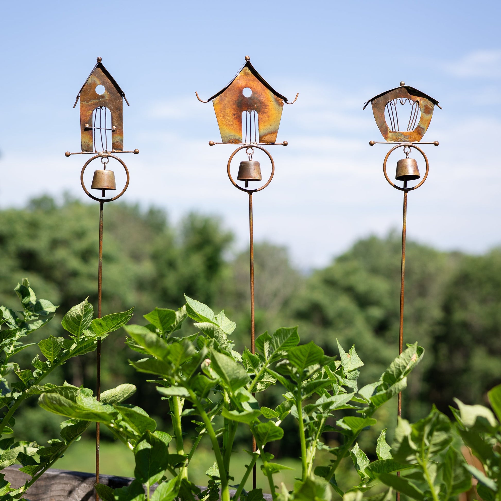bird house plant stand Bird House Garden Decor Stake, Assorted Styles