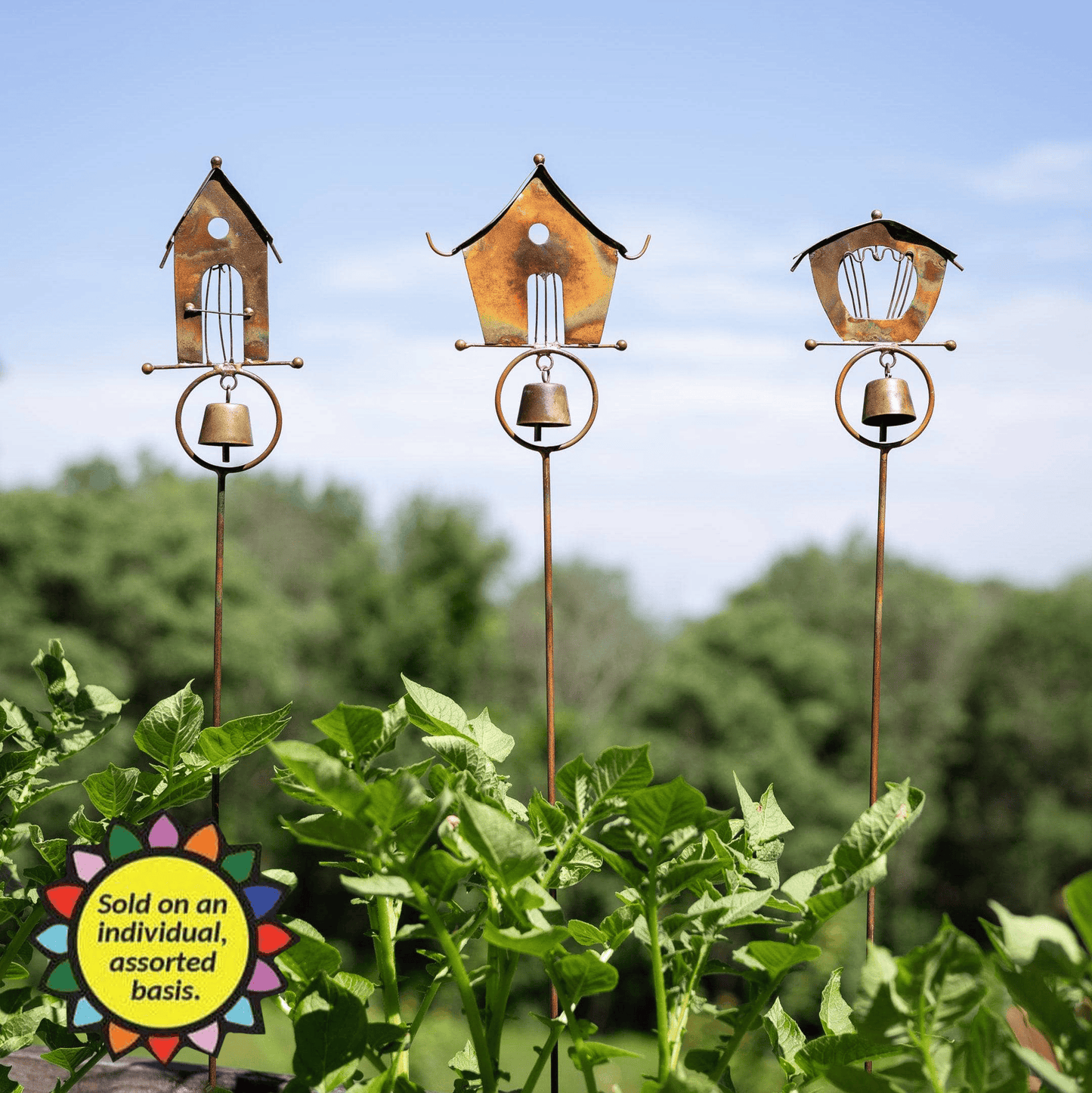 Bird House Garden Decor Stake