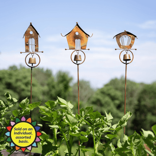 Bird House Garden Decor Stake