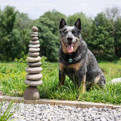 Stacked Stone Cairn - Happy Gardens