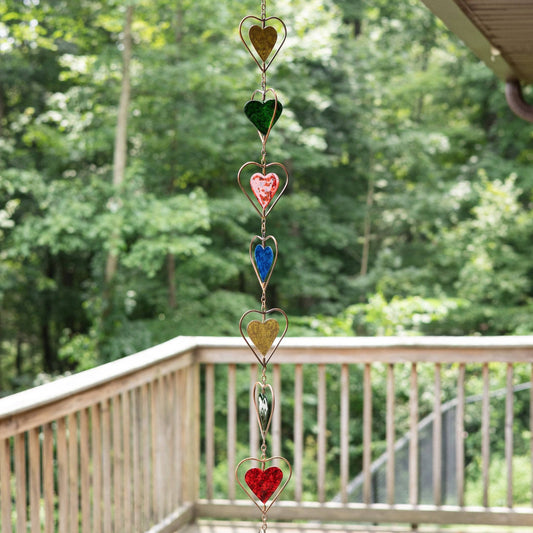 Happy Gardens - Multicolor Hearts Ornament