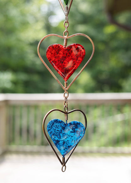 Happy Gardens - Multicolor Hearts Ornament