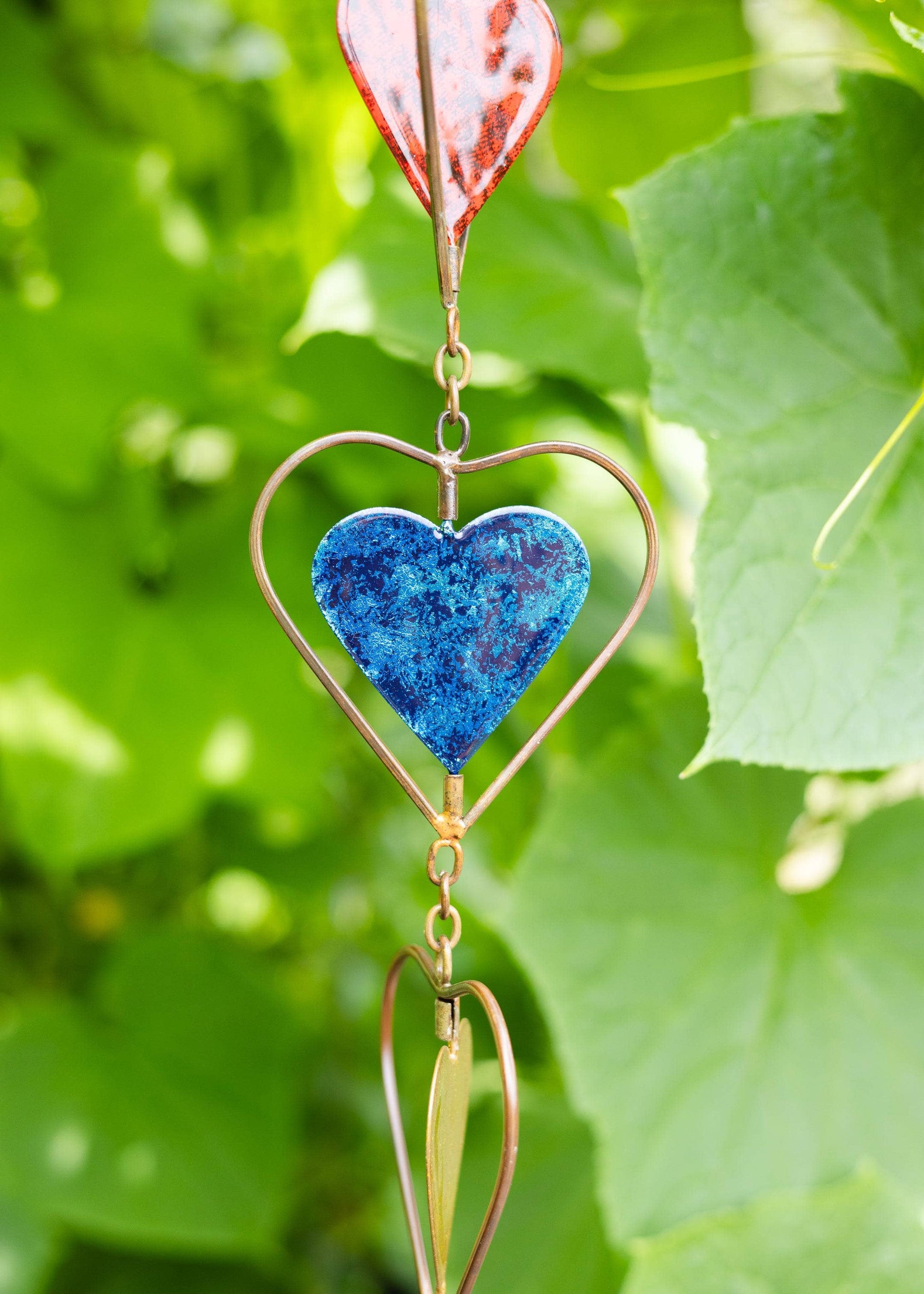 Happy Gardens - Multicolor Hearts Ornament