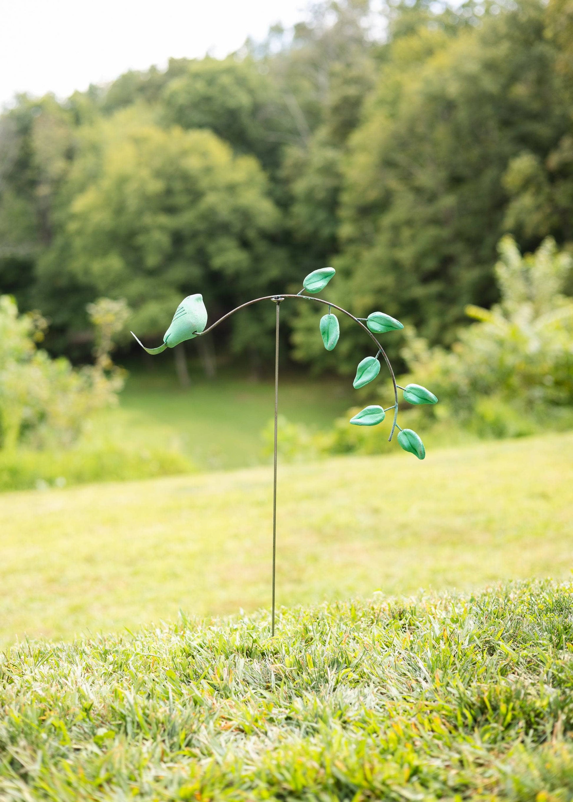 Happy Gardens - Teal Bird Garden Balancer