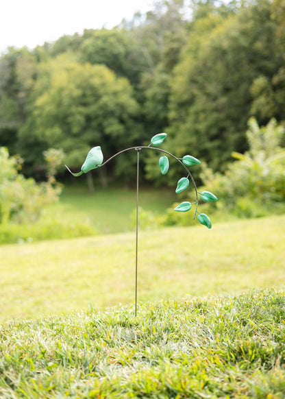 Happy Gardens - Teal Bird Garden Balancer