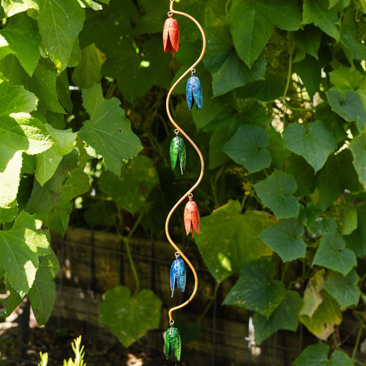 Happy Gardens - Bell Spiral Multicolor Wind Chime