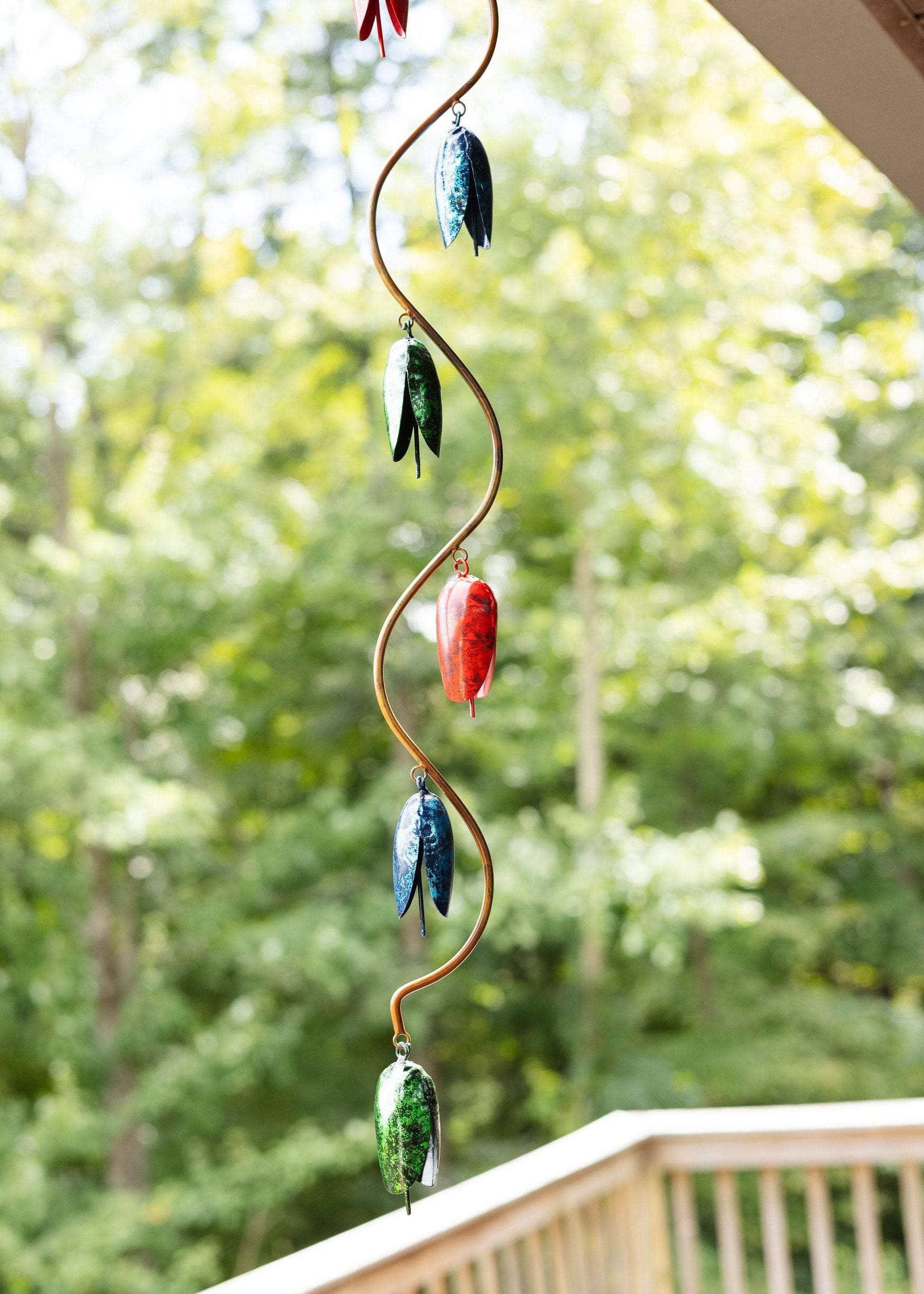 Happy Gardens - Bell Spiral Multicolor Wind Chime
