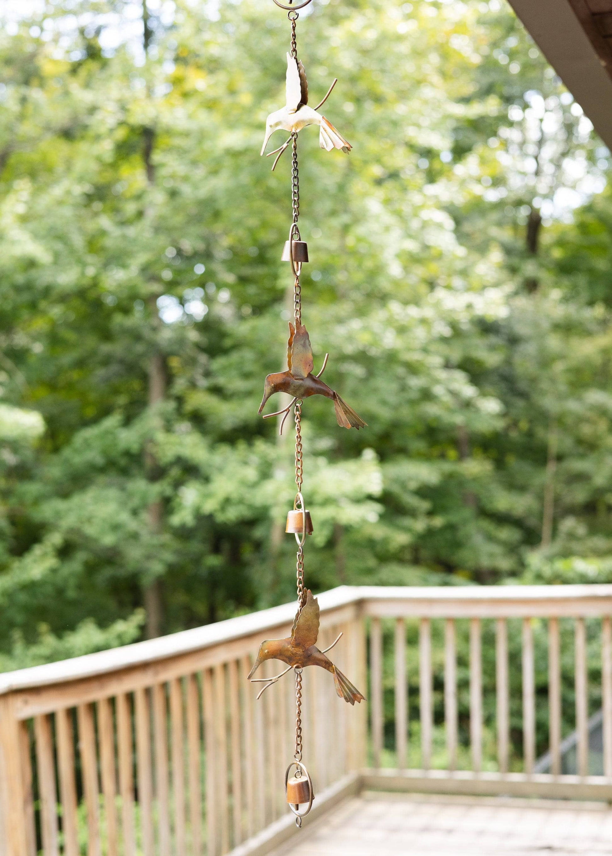 Happy Gardens - Hummingbirds and Bells Hanging Ornament