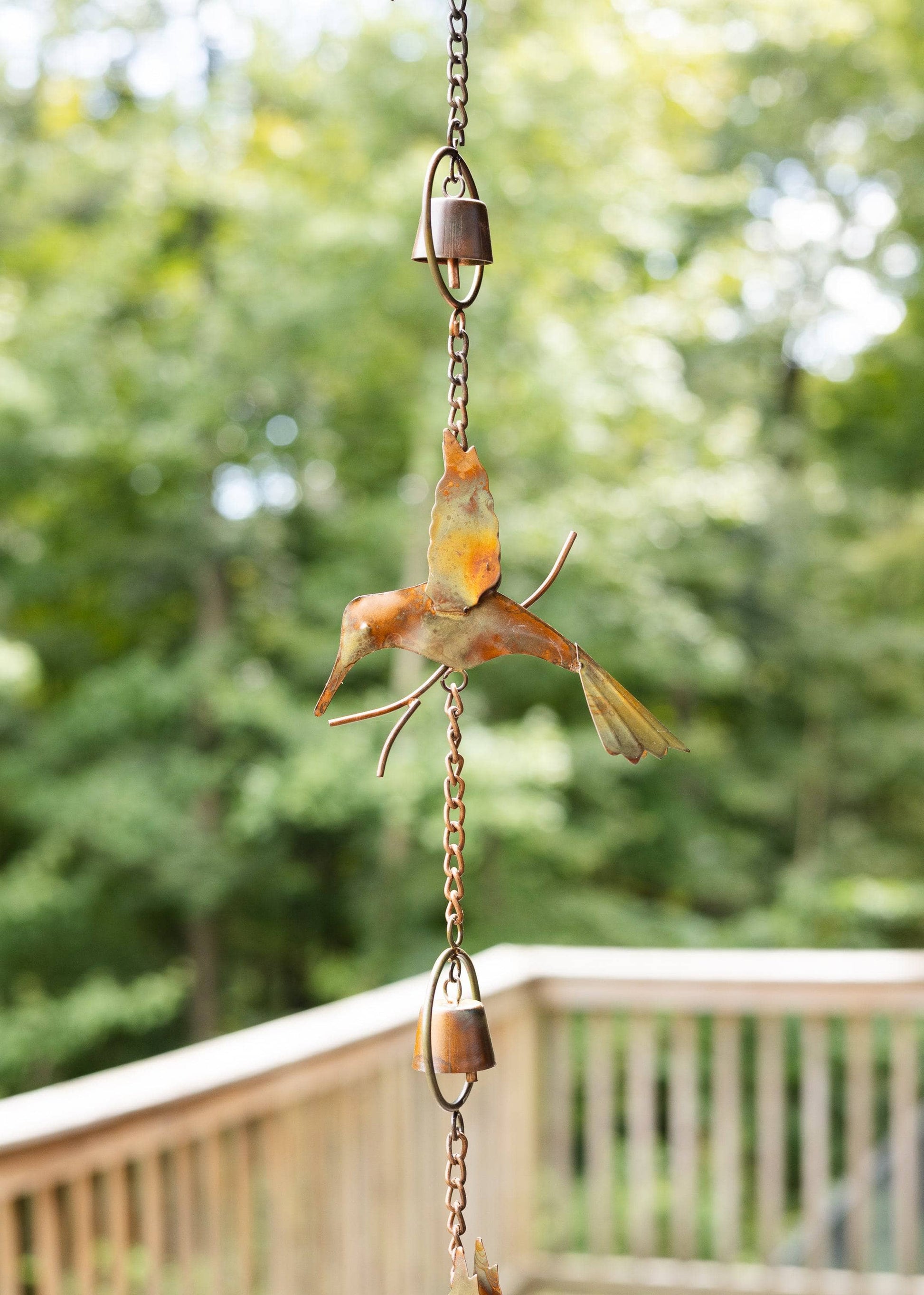 Happy Gardens - Hummingbirds and Bells Hanging Ornament