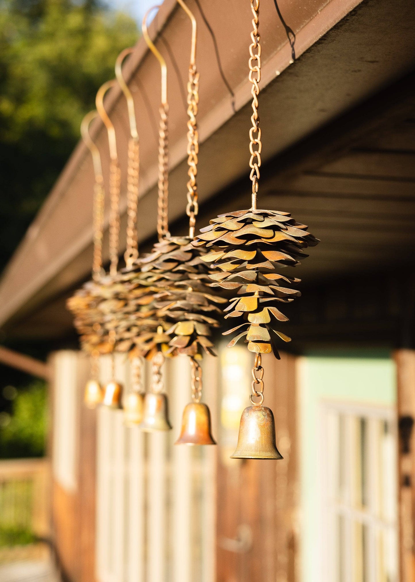 Pine Cone with Bell Ornament - Happy Gardens