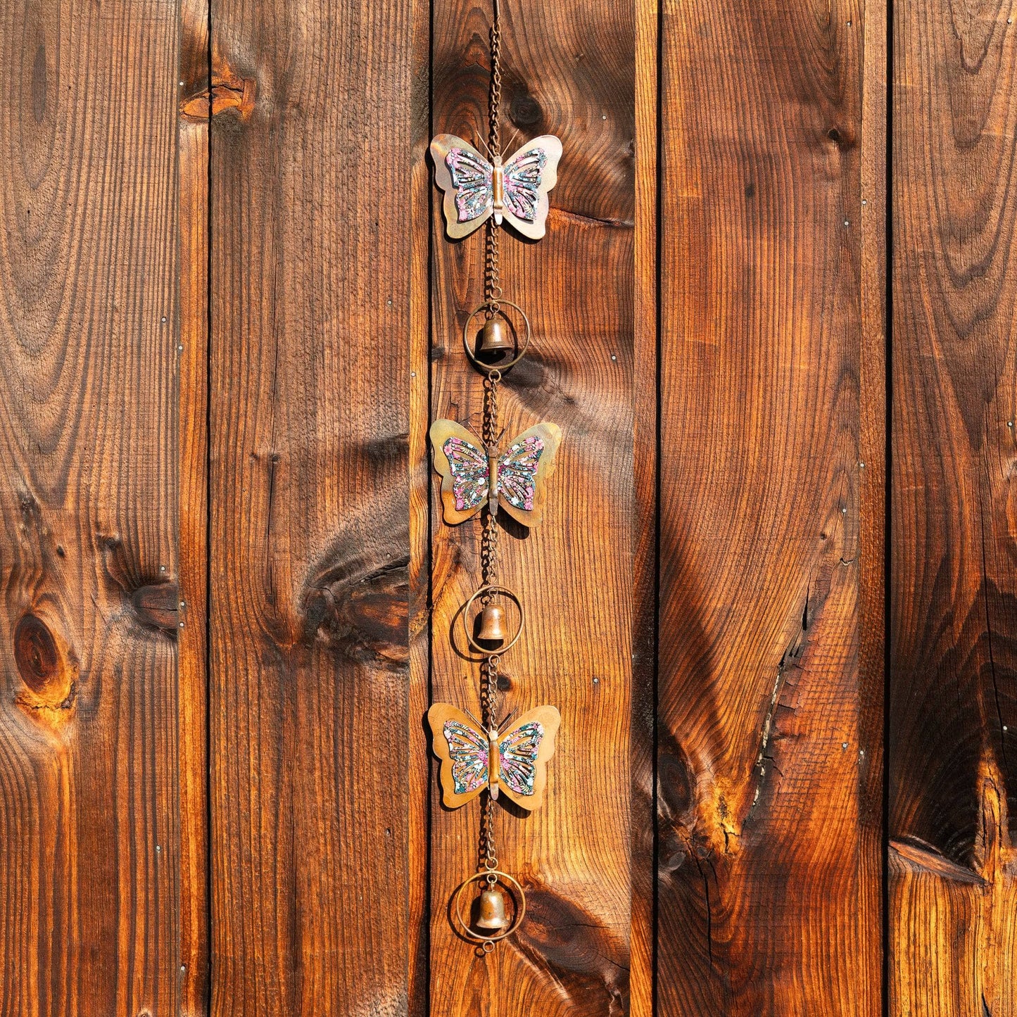 Happy Gardens - Triple Floral Butterfly Hanging Ornament