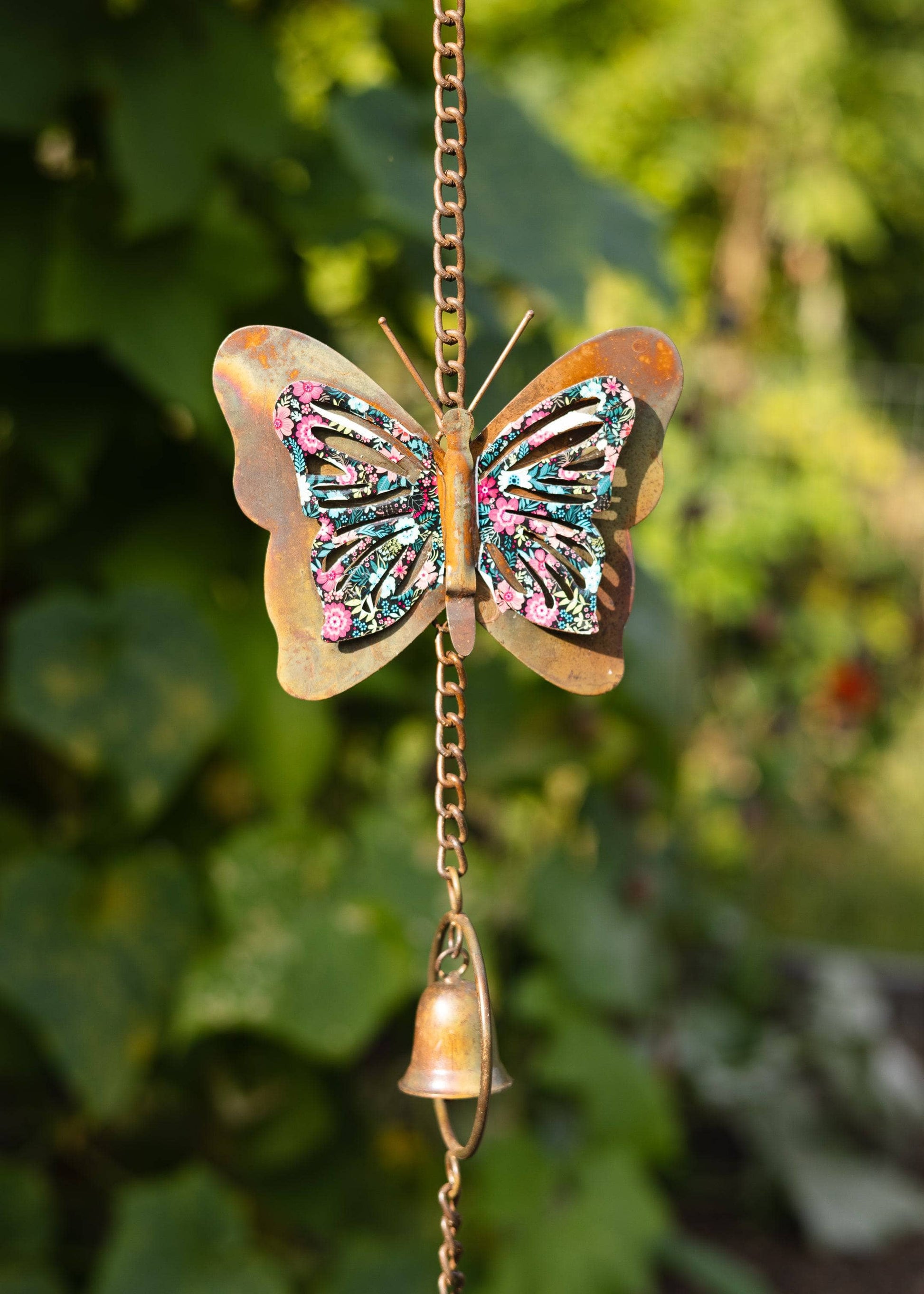 Happy Gardens - Triple Floral Butterfly Hanging Ornament