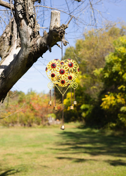 Yellow Daisy Wind Chime - Happy Gardens