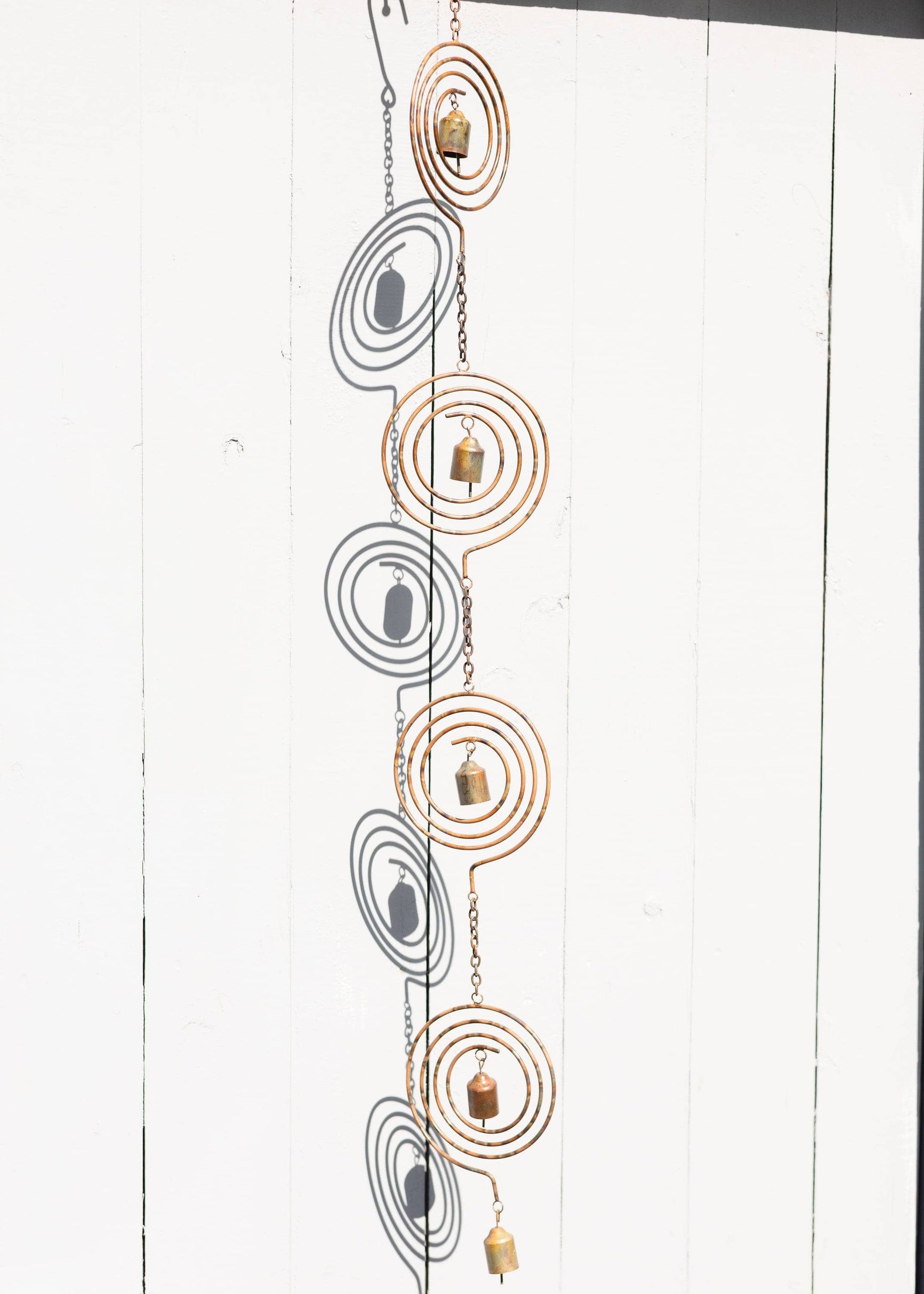 Circle Spiral Hanging Ornament - Happy Gardens