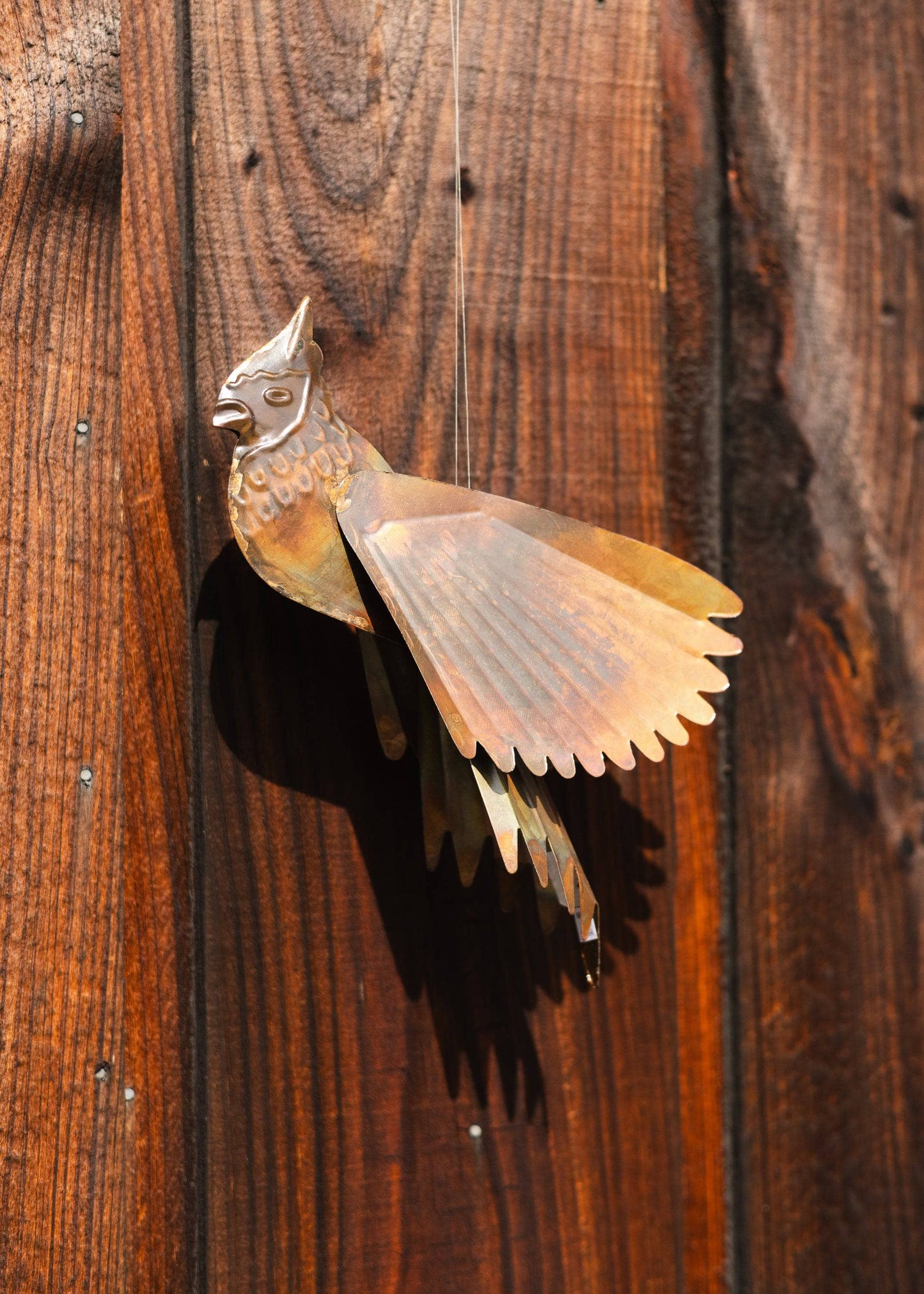 Hanging Flamed Cardinal - Happy Gardens