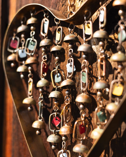 Happy Gardens - Heart with Dangles Ornament and Wind Chime