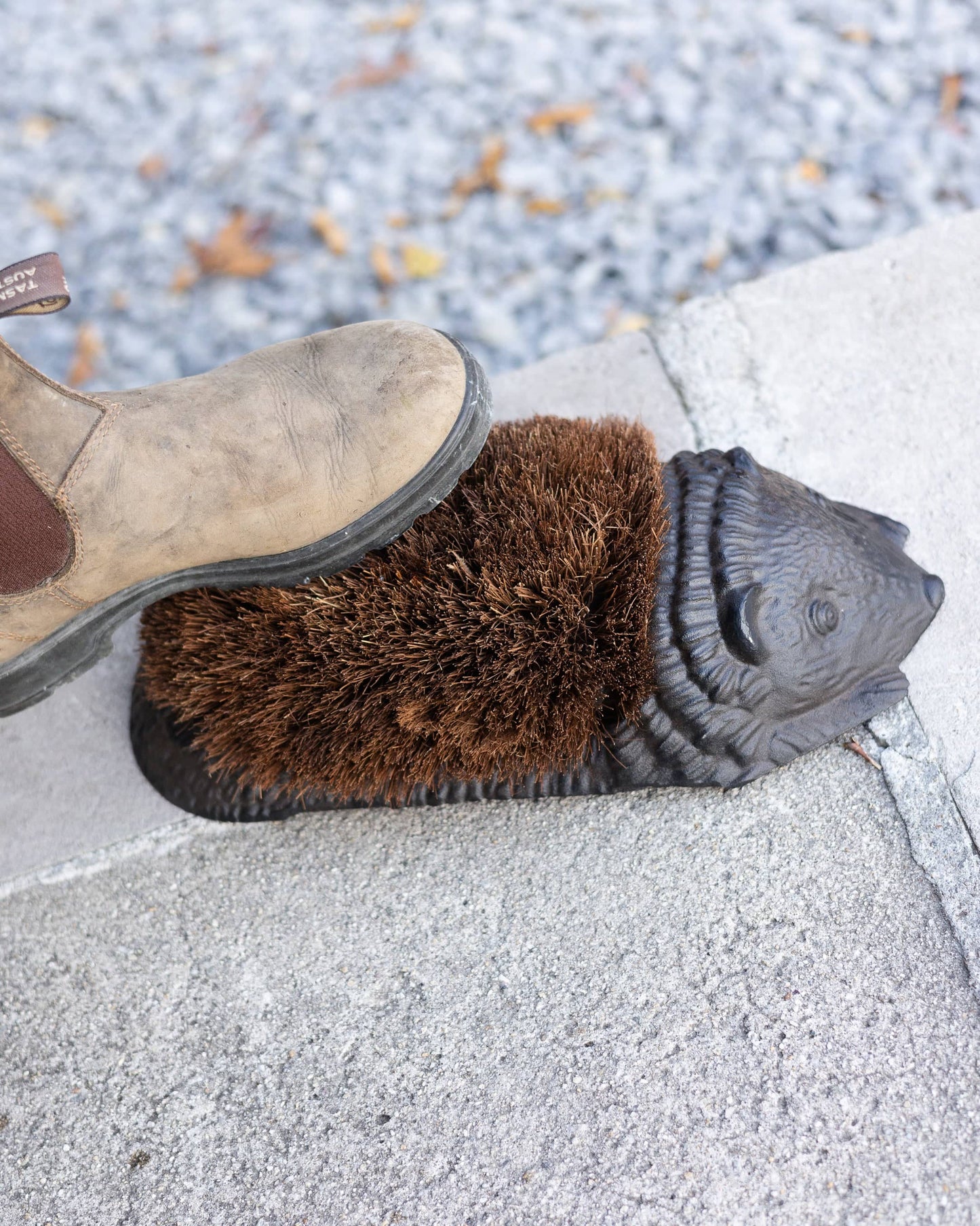 Giant Hedgehog Boot Brush - Happy Gardens