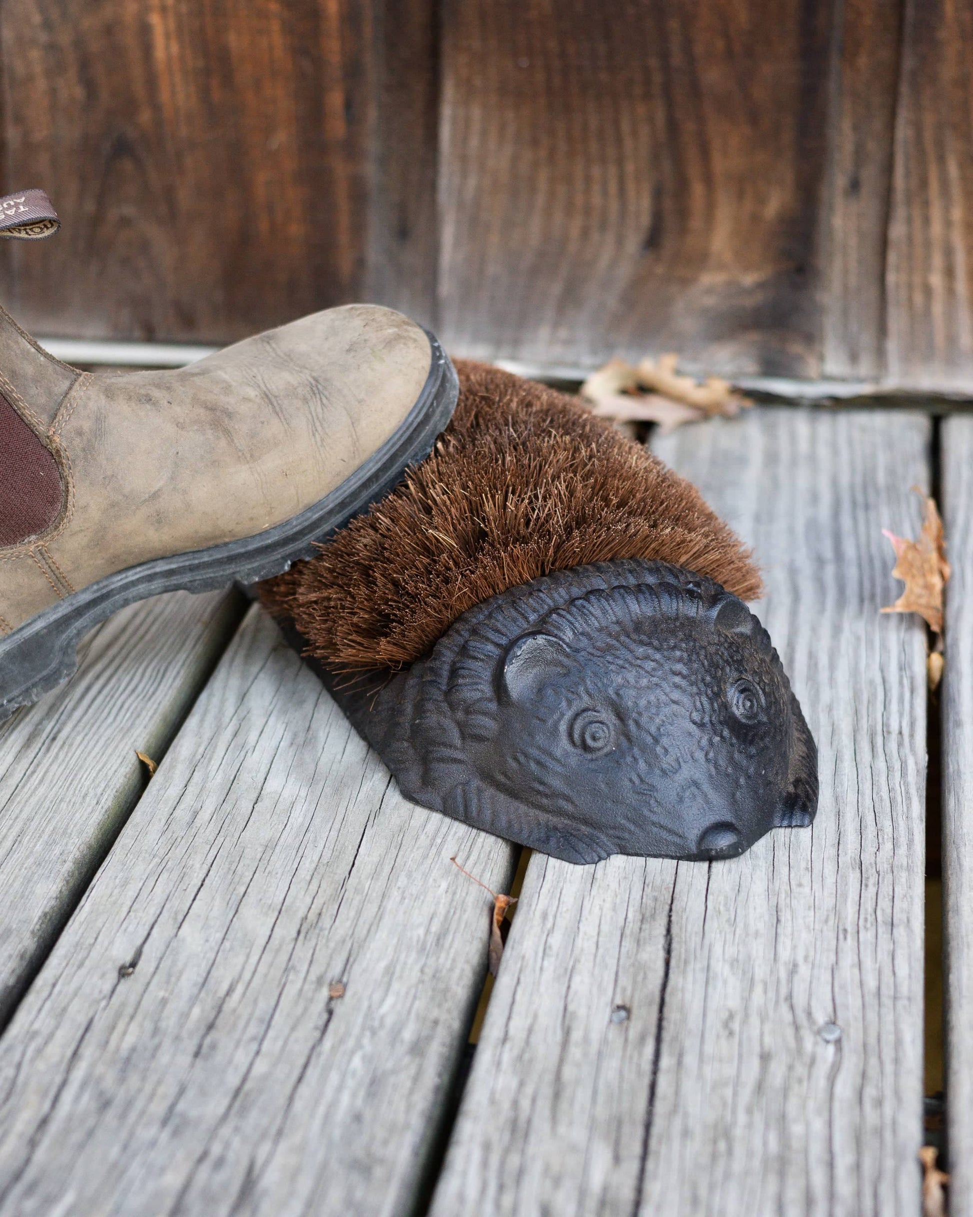 Giant Hedgehog Boot Brush - Happy Gardens