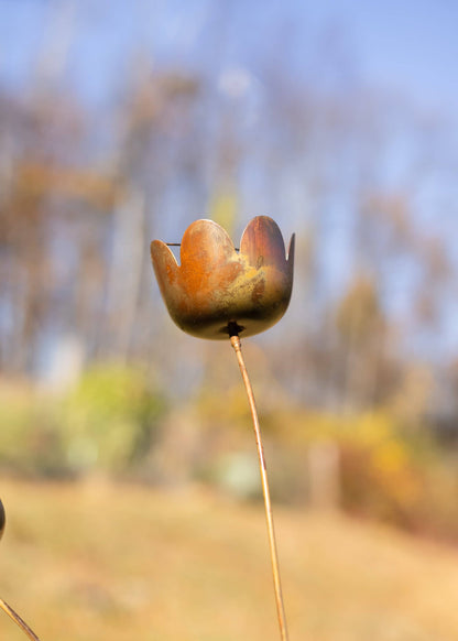 Happy Gardens - Lily Cup Chimes Garden Stake