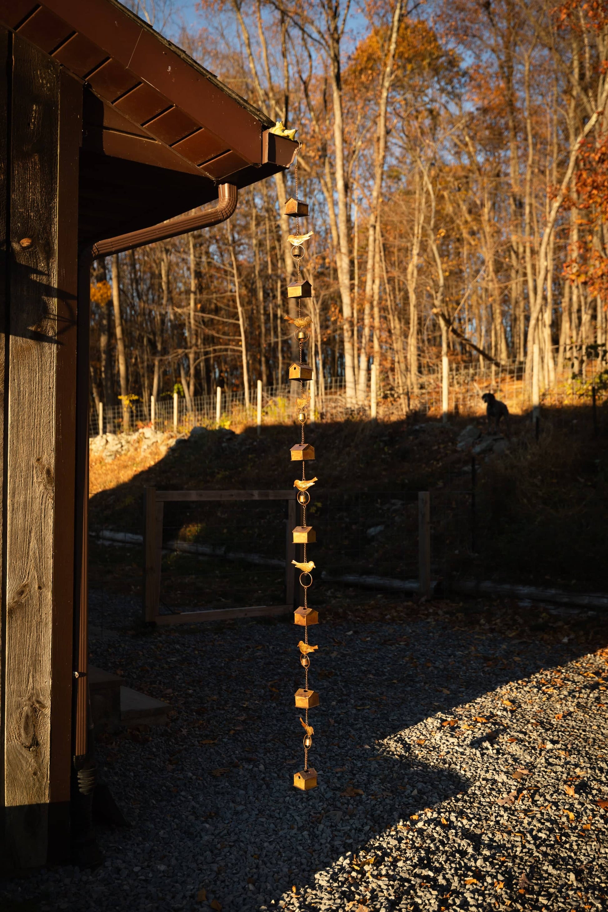 Happy Gardens - Bird House and Birds Rain Chain