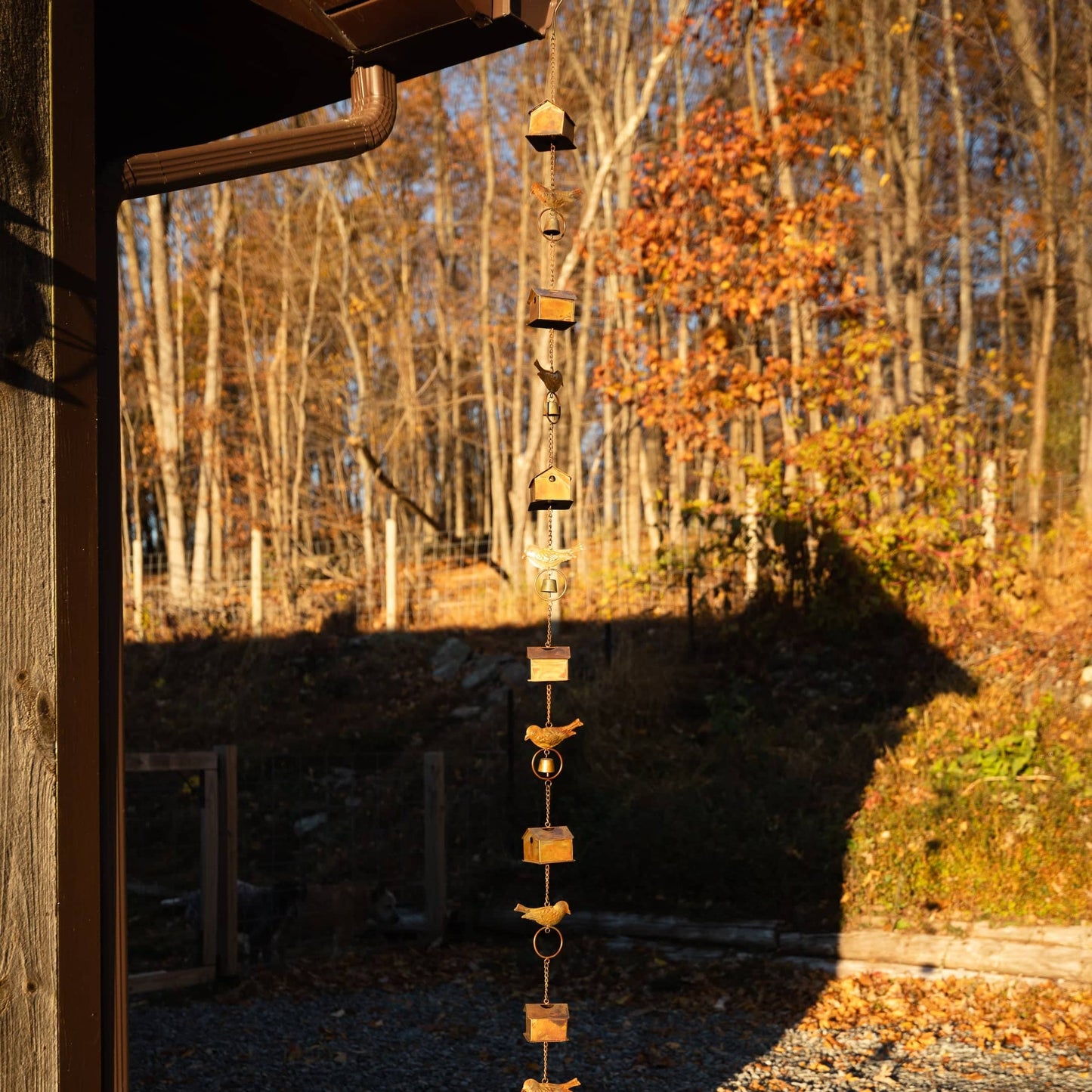 Happy Gardens - Bird House and Birds Rain Chain