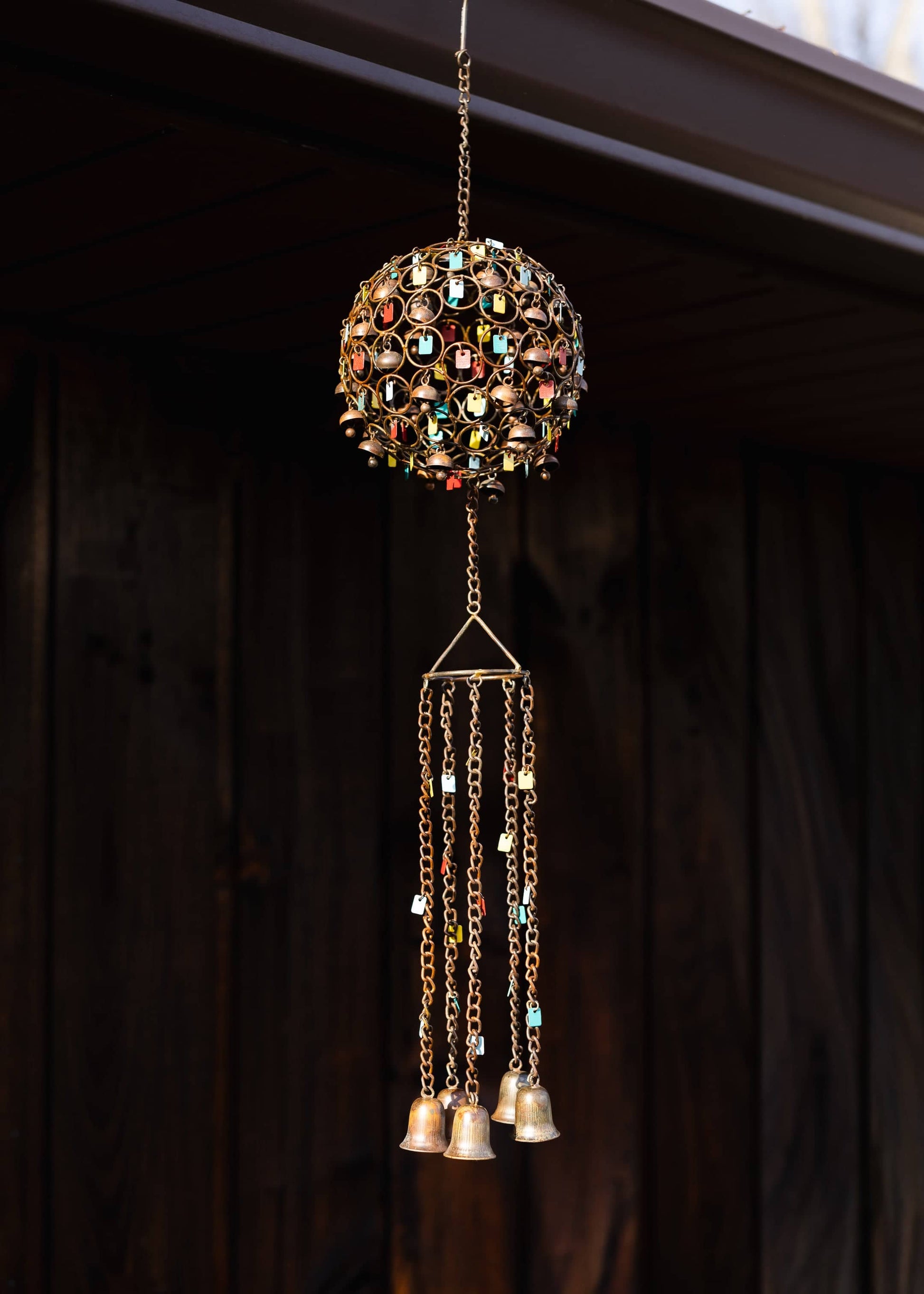 Happy Gardens - Sphere with Dangles Wind Chime