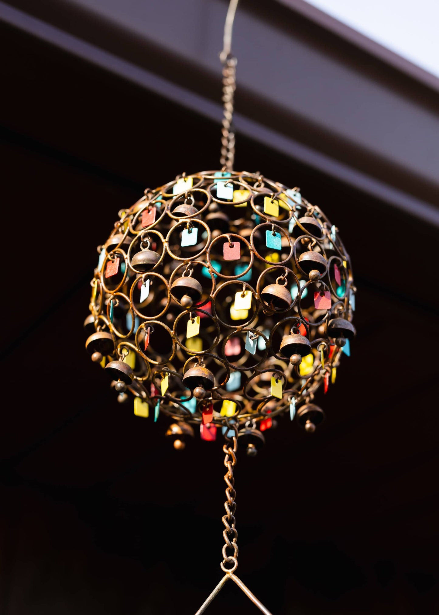 Happy Gardens - Sphere with Dangles Wind Chime