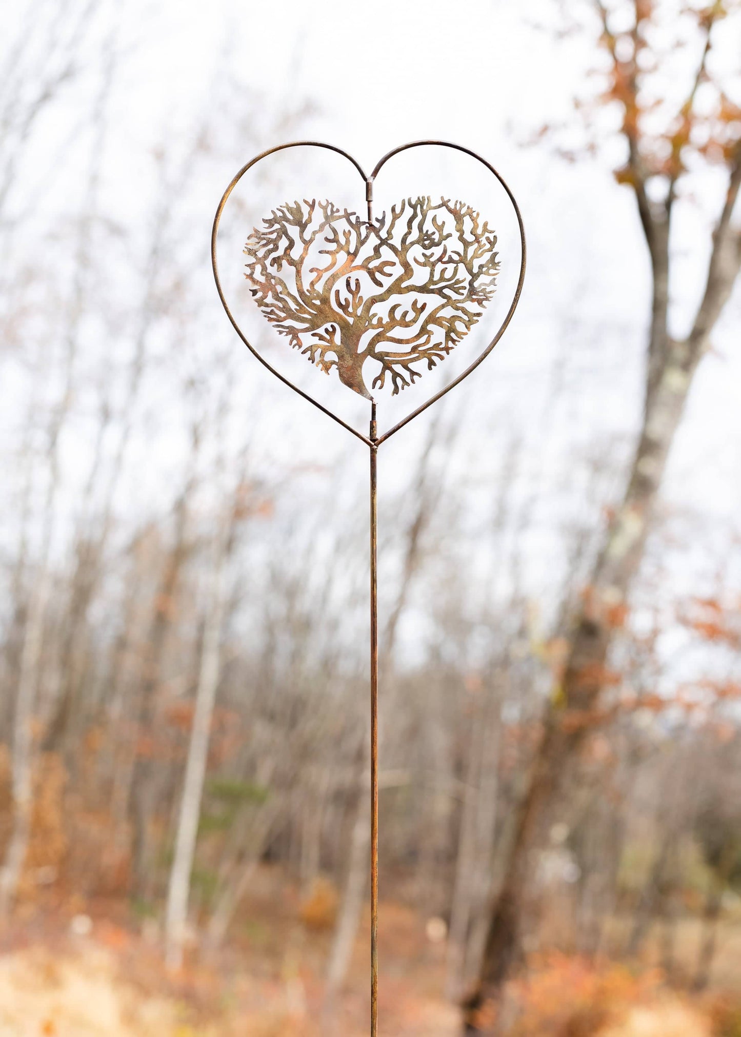 Heart Tree of Life Garden Stake - Happy Gardens