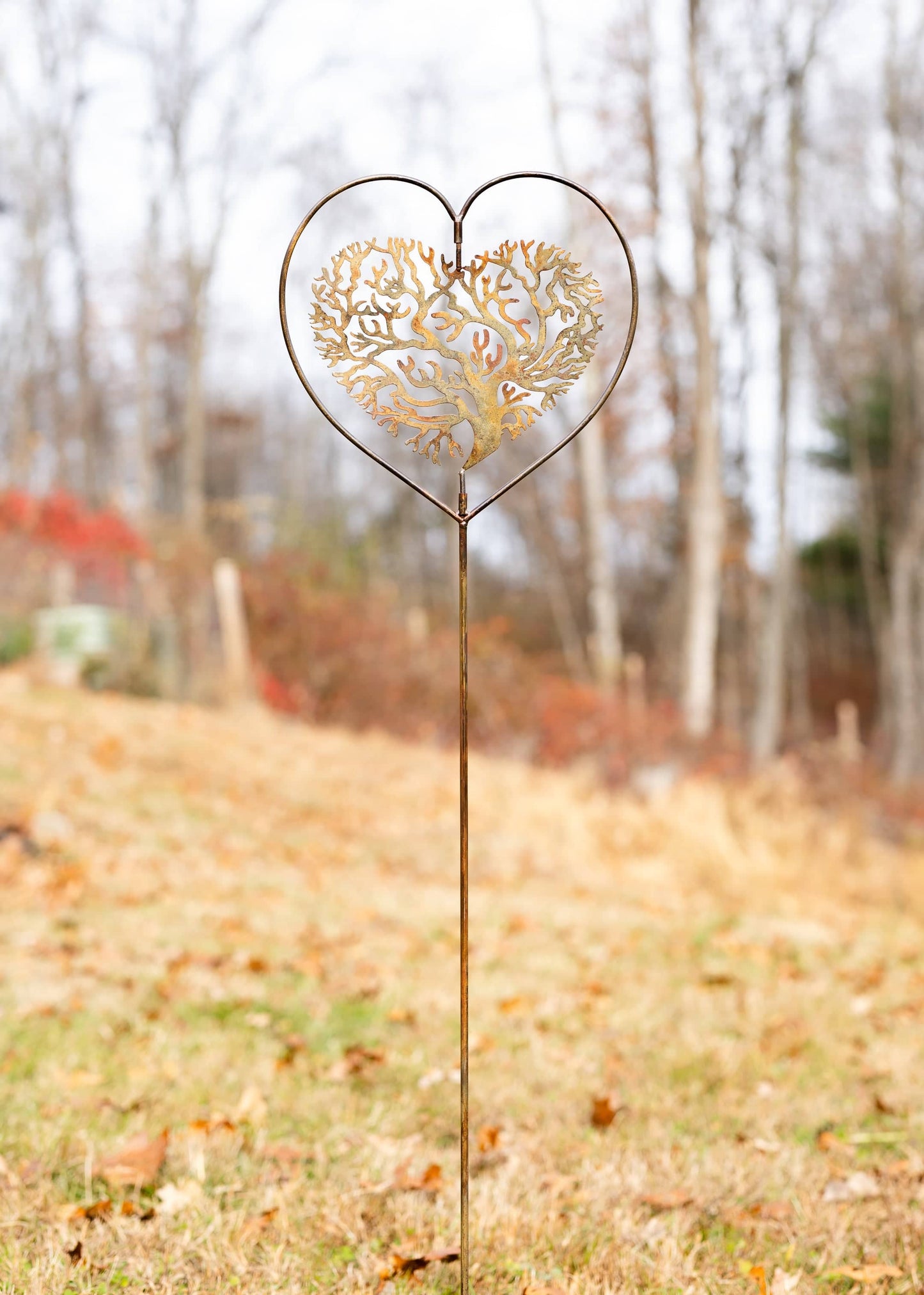 Heart Tree of Life Garden Stake - Happy Gardens
