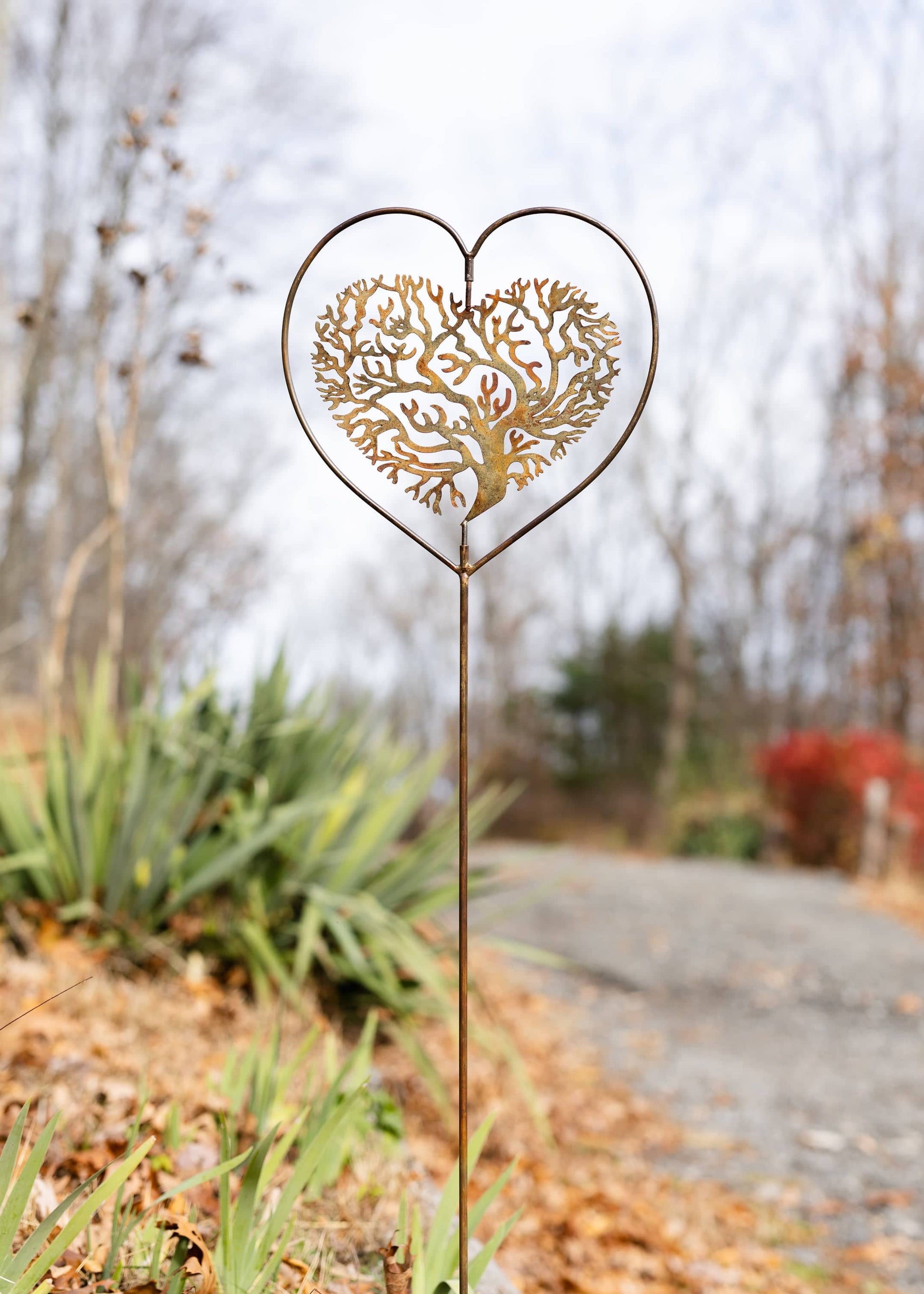 Heart Tree of Life Garden Stake - Happy Gardens