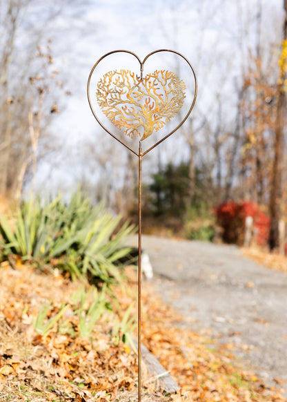 Heart Tree of Life Garden Stake - Happy Gardens
