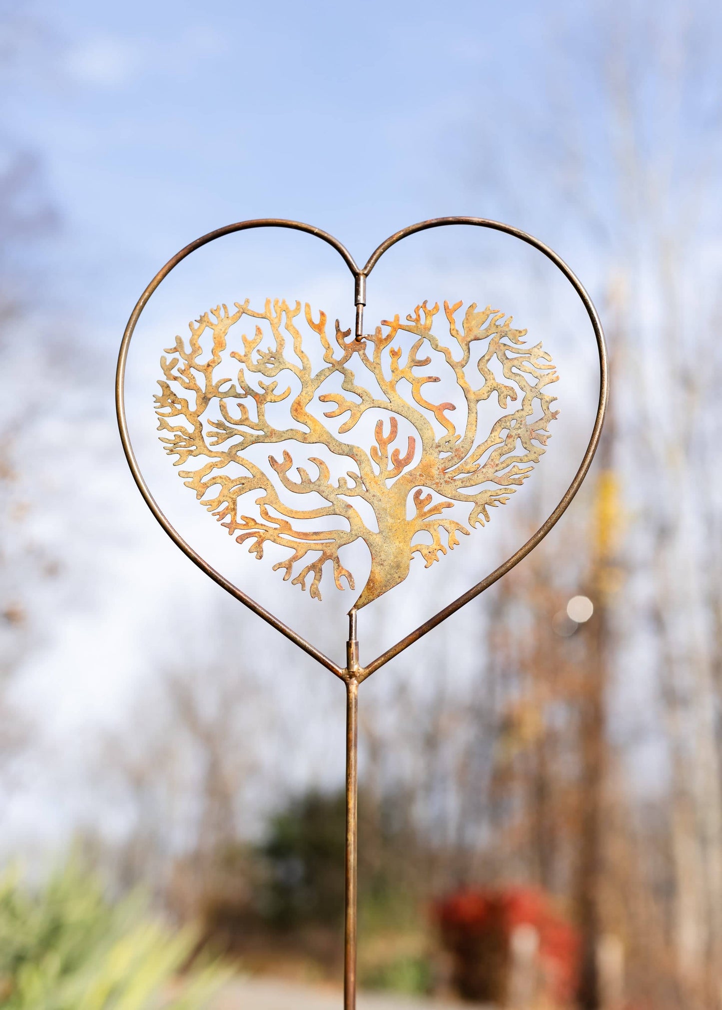 Heart Tree of Life Garden Stake - Happy Gardens