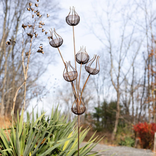 Wire Nest Garden Stake - Happy Gardens