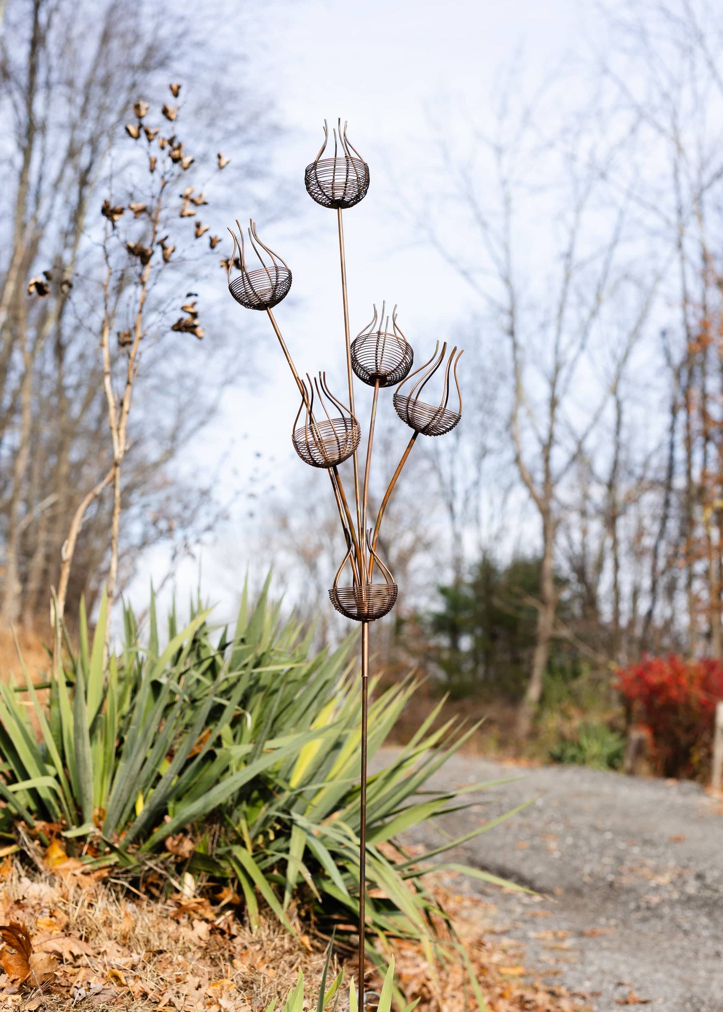 Wire Nest Garden Stake - Happy Gardens