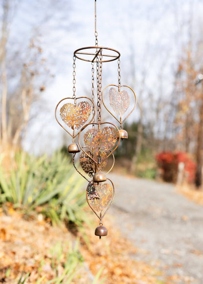 Heart Tree of Life Hanging Wind Chime - Happy Gardens