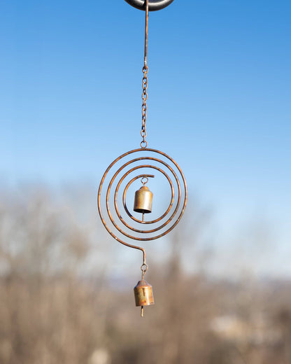 Circle Spiral Ornament - Happy Gardens