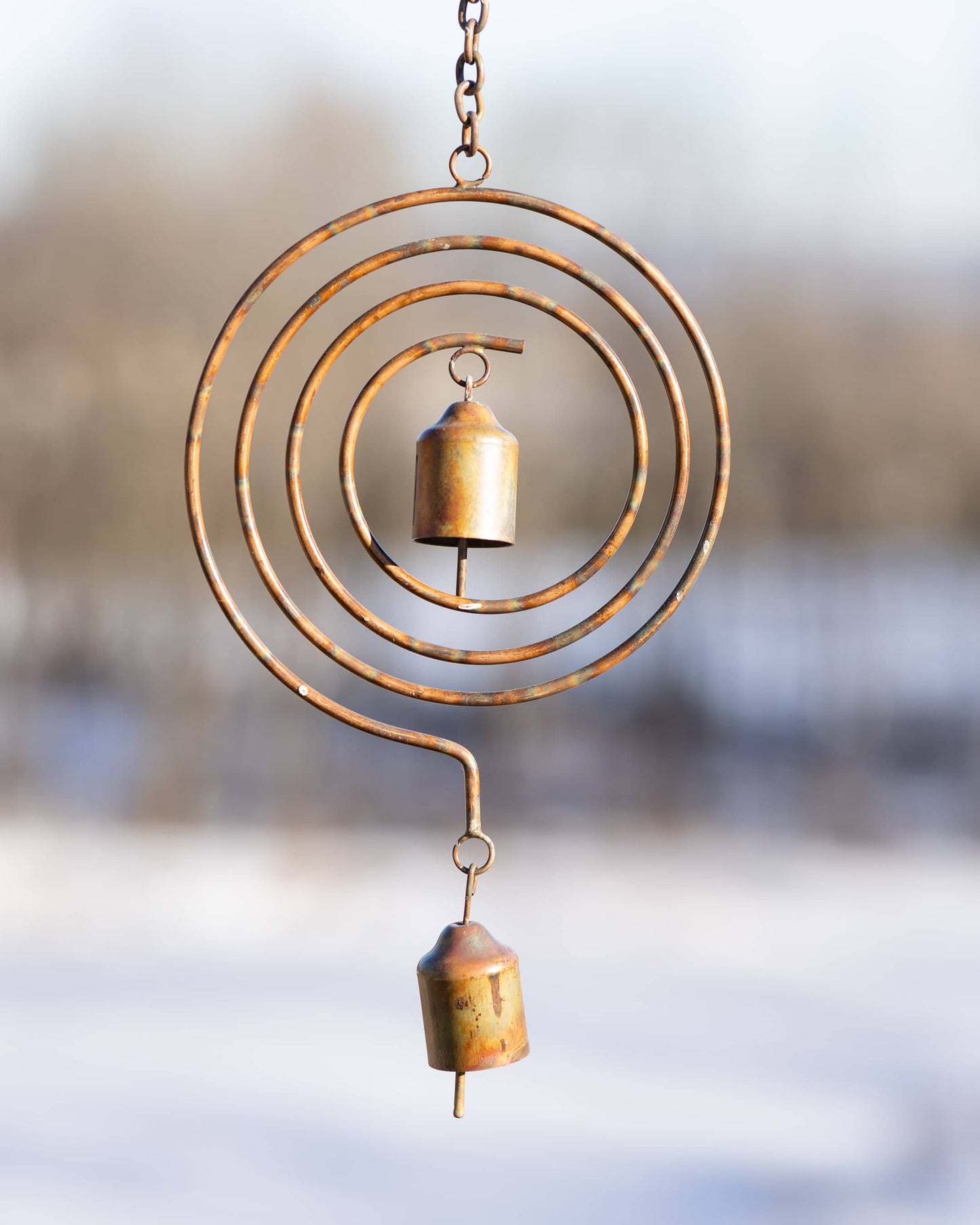 Circle Spiral Ornament - Happy Gardens