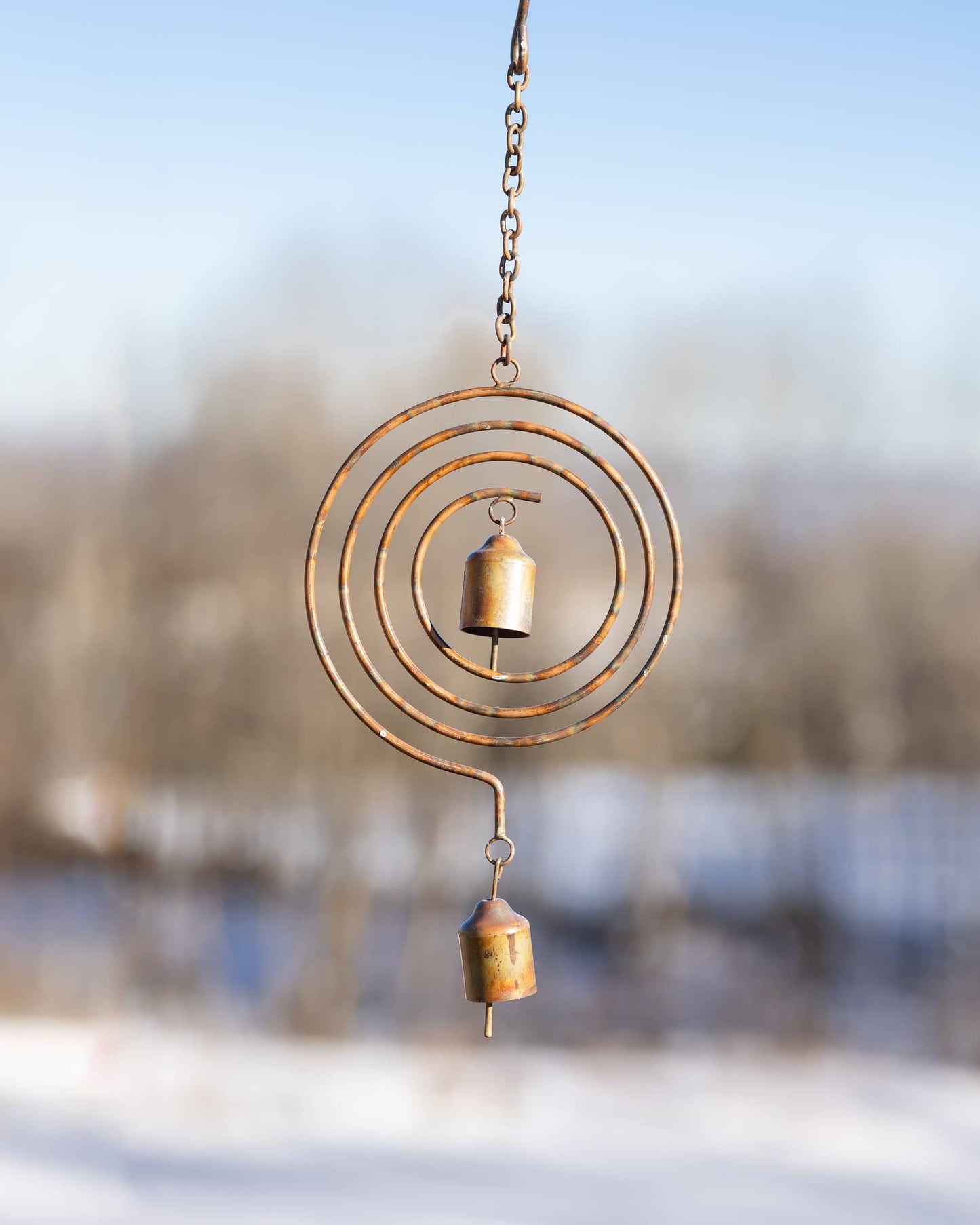 Circle Spiral Ornament - Happy Gardens