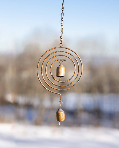 Circle Spiral Ornament - Happy Gardens