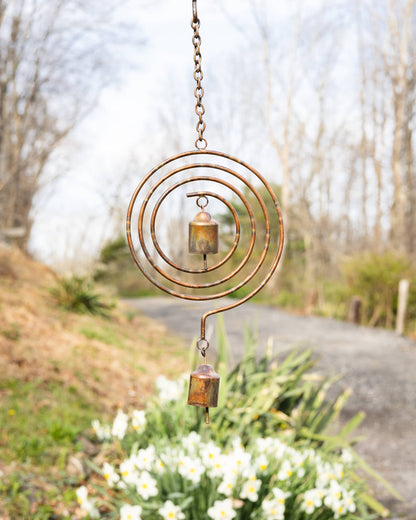 Circle Spiral Ornament - Happy Gardens
