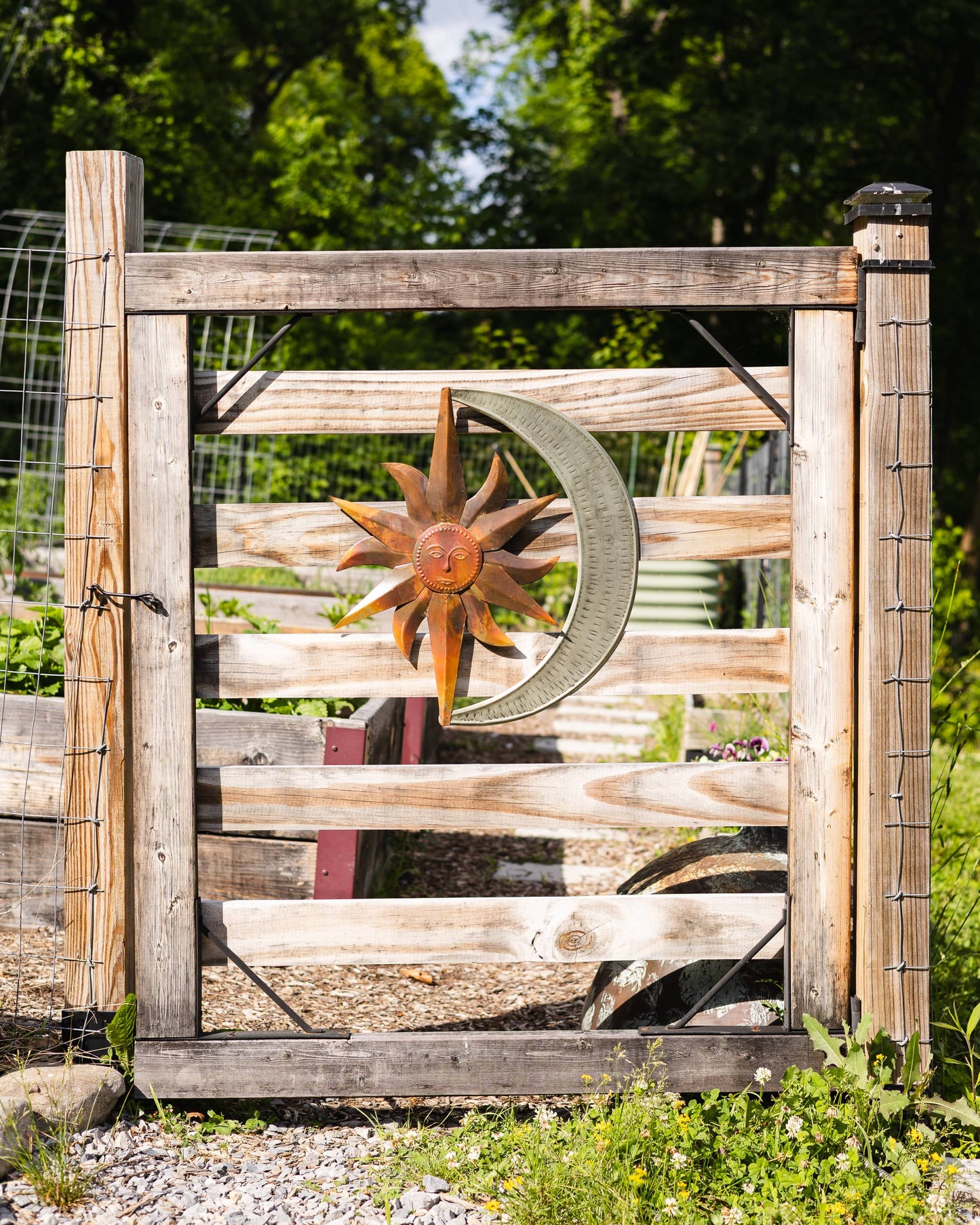 Happy Gardens - Sun and Moon Wall Hanging