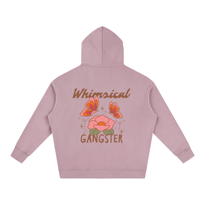 Whimsical Gangster Oversize Fleeced Hoodie