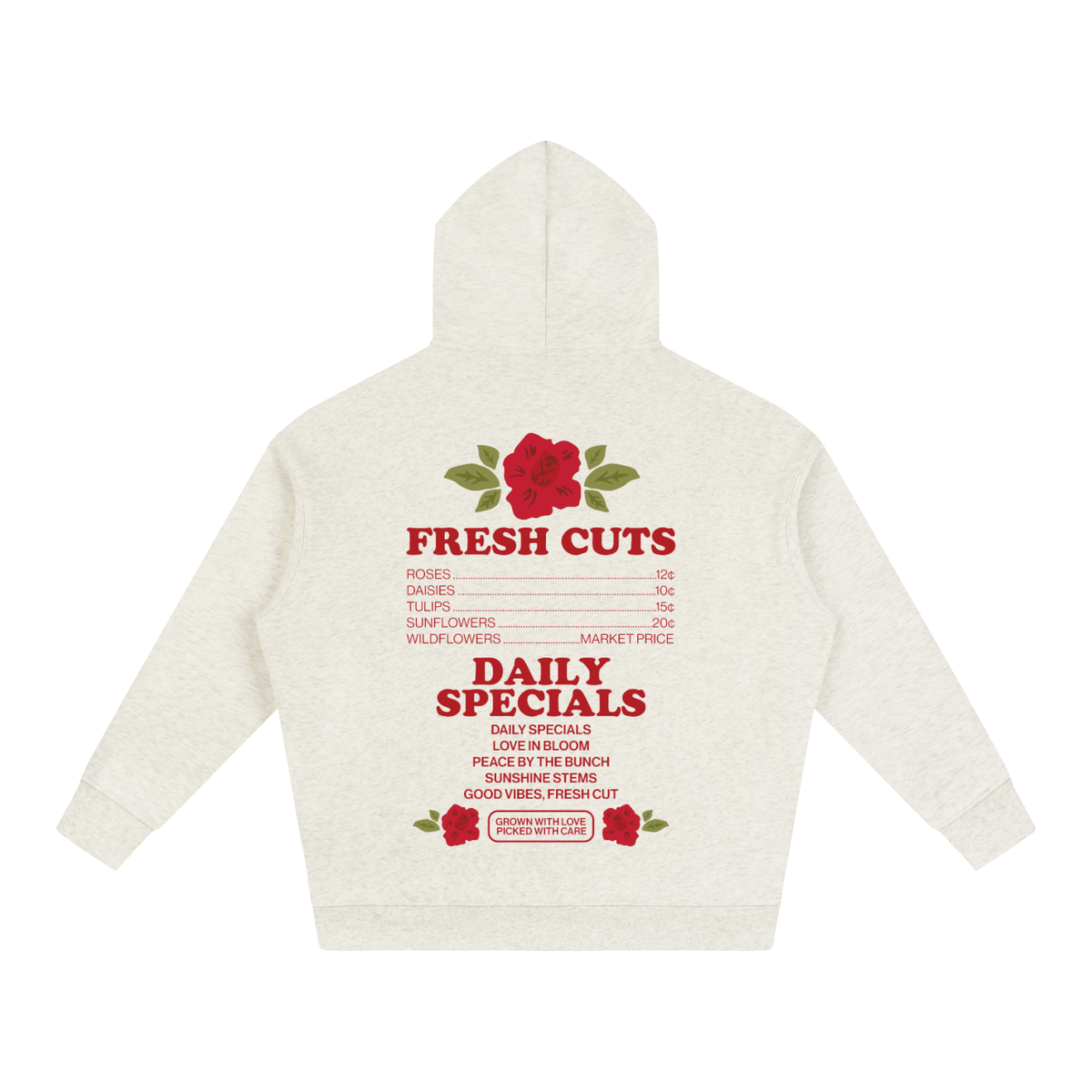 Local Flower Dealer Oversize Fleeced Hoodie