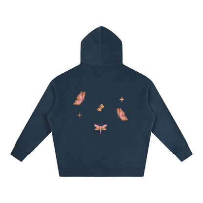 Whimsical Gangster Oversize Fleeced Hoodie