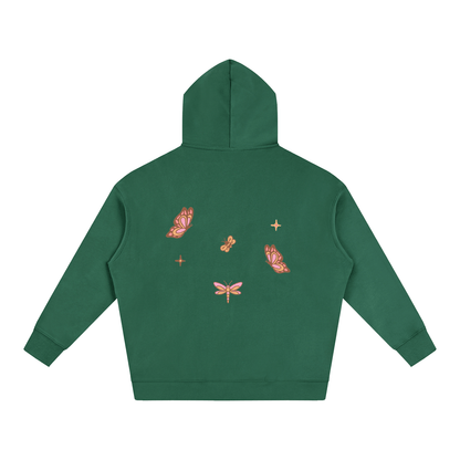 Whimsical Gangster Oversize Fleeced Hoodie
