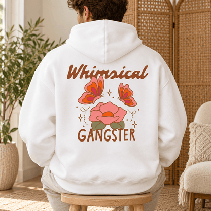 Whimsical Gangster - Men's Oversize Fleeced Hoodie