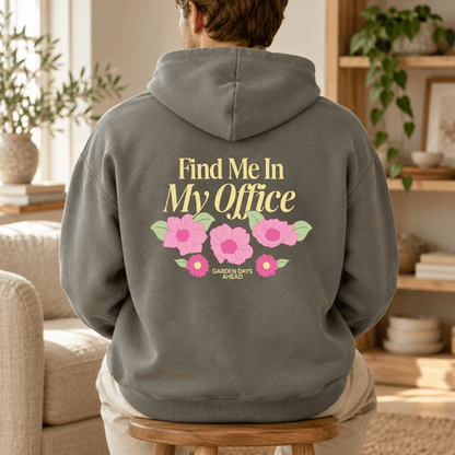 Find Me In My Office Oversize Fleeced Hoodie
