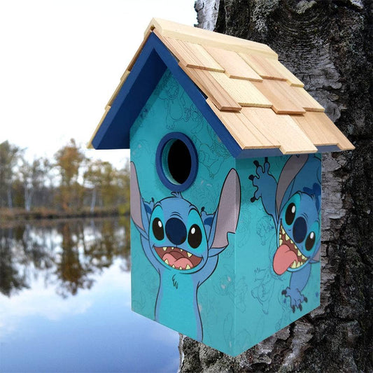 Stitch Standard Birdhouse - Happy Gardens