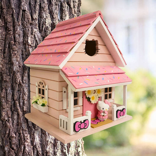 Hello Kitty Icon Birdhouse - Happy Gardens