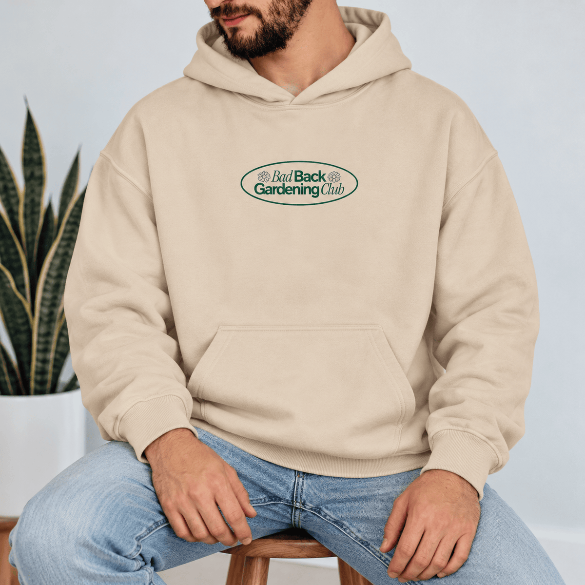 Bad Back Gardening Club - Essential Heavyweight Men's Hoodie